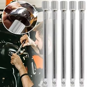 1/2 Socket Ratchet Wrench Connecting Rod Electric Wrench Extension Rod Socket Wrench Tool Spark Plug Socket Extender