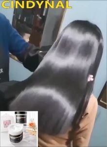 krim lurus rambut Hair cream Keratin Hair Mask conditioner hair repair Hair split Perm damage Hair Straightening cream Hair Mask Ladies hair conditionerDeeply nourish hair Hair is silky smooth Improve frizz repair Hair Amino Acid Baked Ointment