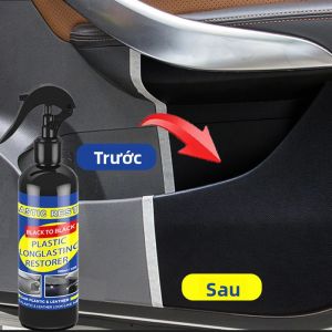 Sản Phẩm Làm Mới Nhựa Ô Tô Đánh Bóng Đen Bóng Làm Mới Da & Đồ Nội Thất Chống Bụi Làm Sạch Ngoại Thất Cho Xe Hơi