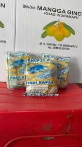Kerupuk Ikan Padi Kapas Super Kancing 250gr Khas Indramayu KUALITAS SUPER
