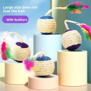 HOOPET | Entertaining Cat Toy - Catnip Ball & Feather Teaser