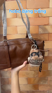Túi Chio2nd kèm charm gấu size 24cm