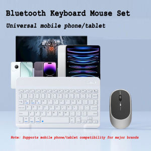 Universal Bluetooth Keyboard Mouse Combo for Mac iPad Pro Air Slim Wireless Dual Mode Long Battery Life Fast Delivery