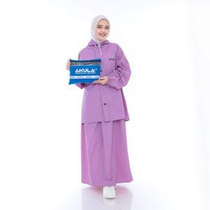 JAS HUJAN WANITA SETELAN ROK AKULA 100% ORIGINAL