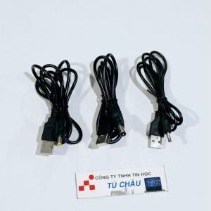 Cáp nguồn USB ra đầu 3.5mm X 1.35mm / USB ra đầu 4.0mm X 1.7mm) / USB ra đầu 5.5mm X 2.1mm
