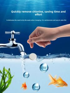 MONLEYTA | Water Purifying Tablets Clear Aquatic Environment Odor Removal Dechlorination For Fish Tanks Aquariums Ponds Fishery Oxygenation