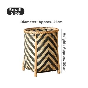 Creative Grass-woven Wicker Bamboo Hand-carried Dried Flower Decorative Basket