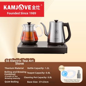 「China Plug」KAMJOVE | Automatic Water-Adding Electric Kettle for Tea Brewing