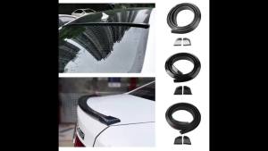 Cánh Gió Mui Xe Sợi Carbon 5D 1.5M Đa Năng Phụ Kiện Trang Trí Tự Lắp Đặt Cho Audi BMW Toyota Honda - Tương Thích Với Tất Cả Các Loại Xe