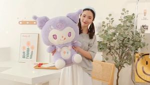 ตุ๊กตาคุโรมิ ของเล่นตุ๊กตาเด็ก หมอนตุ๊กตาเด็กผู้หญิงนอนหลับ ของขวัญวันเกิด มูลค่าสูง