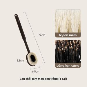FaSoLa | Bàn Chải Tắm Lông Mềm Tay cầm Dài
