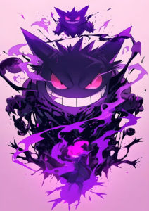 Kayou | Jigsaw Puzzles Cartoon Pokemon Gengar Ghost 500/1000/1200/2000PCS Wall Decor for Living Room Home Decor Gift Unframed