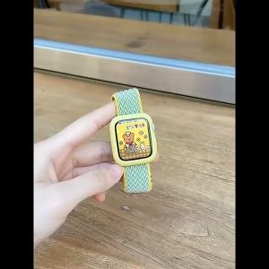 FREEL Strap for Apple Watch Band 49mm 41mm 45mm 44mm 40mm 42mm Nylon Elastic Bracelet smart Watch Series 8 ultra 7 6 SE 5 4 3 38mm