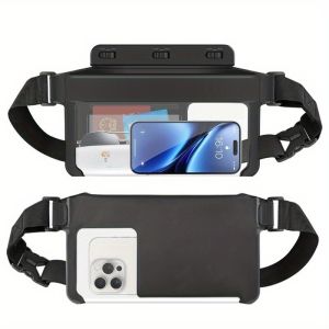 HAISSKY 3 Clips Wateproof Waist Swimming Bags Men Women Outdoor Travel Phone Earphone Cards Storage Waist Pack For iPhone Xiaomi