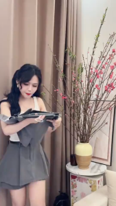 Quần váy kaki 2 tầng bigsize tặng kèm đai Chân váy nữ dáng xoè xếp ly siêu đẹp