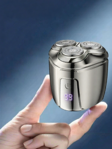 เครื่องโกนไฟฟ้าแบบพกพาสำหรับผู้ชาย 3 หัว 2025 ใหม่ เทคโนโลยีสุดยอด เครื่องโกนแบบยุทธภพขนาดเล็ก 1307A