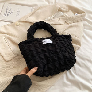 Casual Womens Korean Style Lunch Tote Bucket Bag