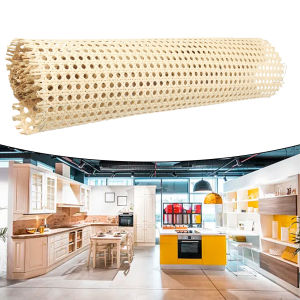 Hozby สายรัดหวาย1ชิ้นแผ่นม้วนตาข่ายหวายวัสดุสายรัดตัวเลือกหลายขนาดสำหรับตกแต่งเฟอร์นิเจอร์พอดี