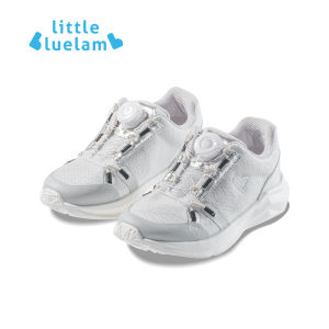 Little Blue Lamb Spring New Breathable Mesh Sports Shoes for Running School Soft Bottom Rebound Childrens Footwear EVA Sole