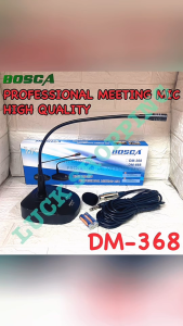 Bosca High Quality Professional Desk Meeting Microphone DM-368 Board Meetings Conferences Church Speakers Neck 32cm W 5M