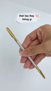 Sủi Da Inox Xi Vàng Không Gỉ Quyên Beauty Giúp Đẩy Da Chết Trên Móng Hỗ Trợ Cho Việc Cắt Da Bằng Kềm Trở Nên Dễ Dàng Chuyên Dụng Ngành Nail