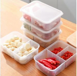 Refrigerator Storage Crisper Food Grade Special Box Vegetable Egg Ginger Garlic Side Dish Storage Box