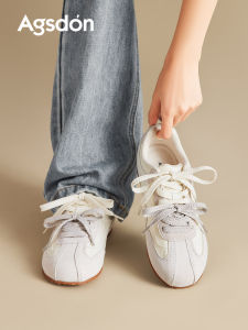 Agsdon | 2025 New Fall Casual Flat White Sneakers