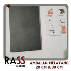 Rak Dinding Ambalan Kayu Tempel Melayang 20cm 30cm