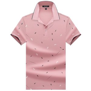 HENGYUANXIANG | Hengyuanxiang Mens Short Sleeve Polo Shirt Ice Silk Dad Summer Fashionable Trendy Youth Cotton Polyester Business Style