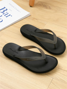 Casual Style Flat Heel EVA Foam Slippers for Women Summer New Arrival Black Color Ultra Light Soft Bottom Anti-Slip Ideal for Beach Outdoor Wear