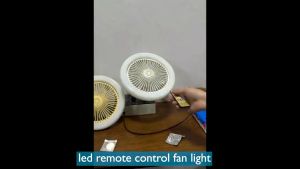 LED Ceiling Fan Light Round Ceiling Light with Fan With Remote Control 30W Remote Ceiling Fans With Lamp Wind Hanging Ventilator Silent Fan Aromatherapy Fan