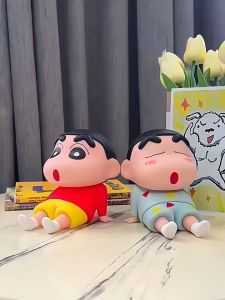 Crayon Shinchan Phone Holder Sandaran HP Boneka Miniatur Figure Lucu Anti Slip
