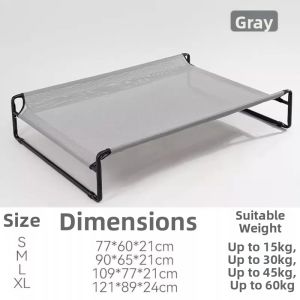 hipidog | All Seasons Washable Raised Waterproof Dog Bed for Small to Medium Breeds
