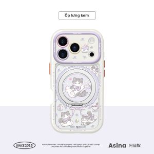 Asina | Ốp Lưng Điện Thoại Từ Tính Chống Rơi với Giá Đỡ Gập và Dây Treo