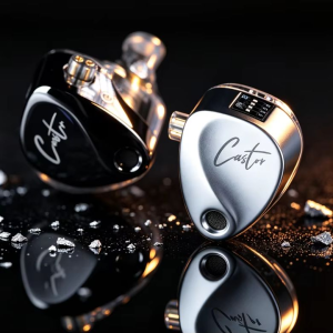 KZ | In Ear Monitor Castor Headphones KZ Tunable Noise Isolating Dual Dynamic Driver HiFi Stereo Wired for Musicians Singers Gamers
