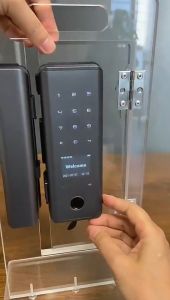 TUYA Smart Digital Door Lock Sliding Glass Door Lock Fingerprint APP Control For Office Home