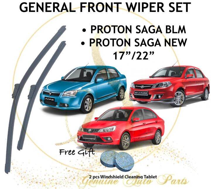 Proton Saga Blm Fl Flx Saga New General Soft Wiper Set Free