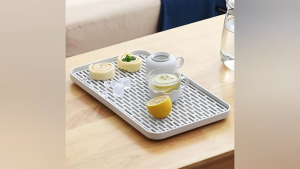 MLADEN Double Layer Drain Board Detachable Plastic Draining Glass Cup Holder Tray Kitchen Utensil 大号沥水托盘