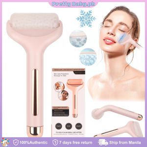 Silicone Ice Roller Pink Massage Skin Care Lifting Cooling Ice Roller Personal Care Beauty New Design Ice Roller For Face