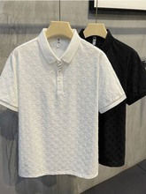 Áo Thun Nam Cổ Polo Tay Ngắn Thoáng Khí Ôm Vừa Vặn Thời Trang Mùa Hè Mới Về Chất Liệu Polyester Thường Ngày
