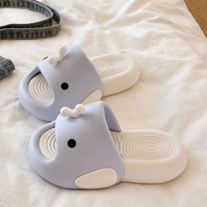 Cartoon Whale Cute Anti-slip Comfortable Indoor Women Slippers