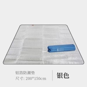 Outdoor Tent Aluminum Foil Moisture-proof Pad Double-sided Hexagonal Picnic Mat Camping Dirt-resistant Floor Mat Ultra-light Foldable Seat Pad
