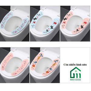 Bộ lót bồn cầu sạch sẽ chống lạnh cho mùa đông( 1 bộ 2 miếng)