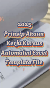 AKAUN FOLIO Kerja Kursus Akaun 2024 SPM (KSSM) Excel File + Tutorial [NO DELIVERY FEE] - Lazada