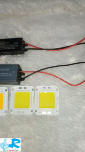 PAKET SPAREPART LAMPU PJU 50W COBRA MATA CHIP KUNING PUTIH LAMPU JALAN TRAFO 50WATT