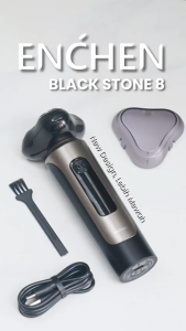 Enchen BlackStone 8 Shaver Alat Cukur Elektrik Waterproof IPX7 Pencukur Jenggot Kumis Premium Stainless Steel Anti Air