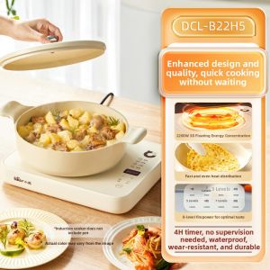 Bear | 「China Plug」Bear | Smart Home Energy-Saving High-Power Electric Induction Cooker with Hot Pot and Wok