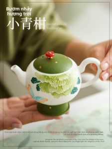 JISU | Bình Trà Sứ Lọc Cho Trà Puer & Trà Công Phu Sử Dụng Tại Nhà