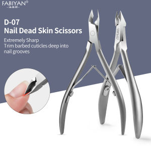 Nail Cuticle Nippers Stainless Steel Nail Cuticle Clippers Russian Dead Skin Scissors Dead Skin Removal Barbs Manicure Tools