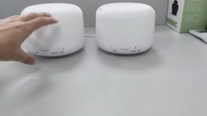 Taffware Humidifier Diffuser Aromaterapi Elektrik + Remote Control + 7 LED 300 & 500 ml ( HUMI H24 ) - White